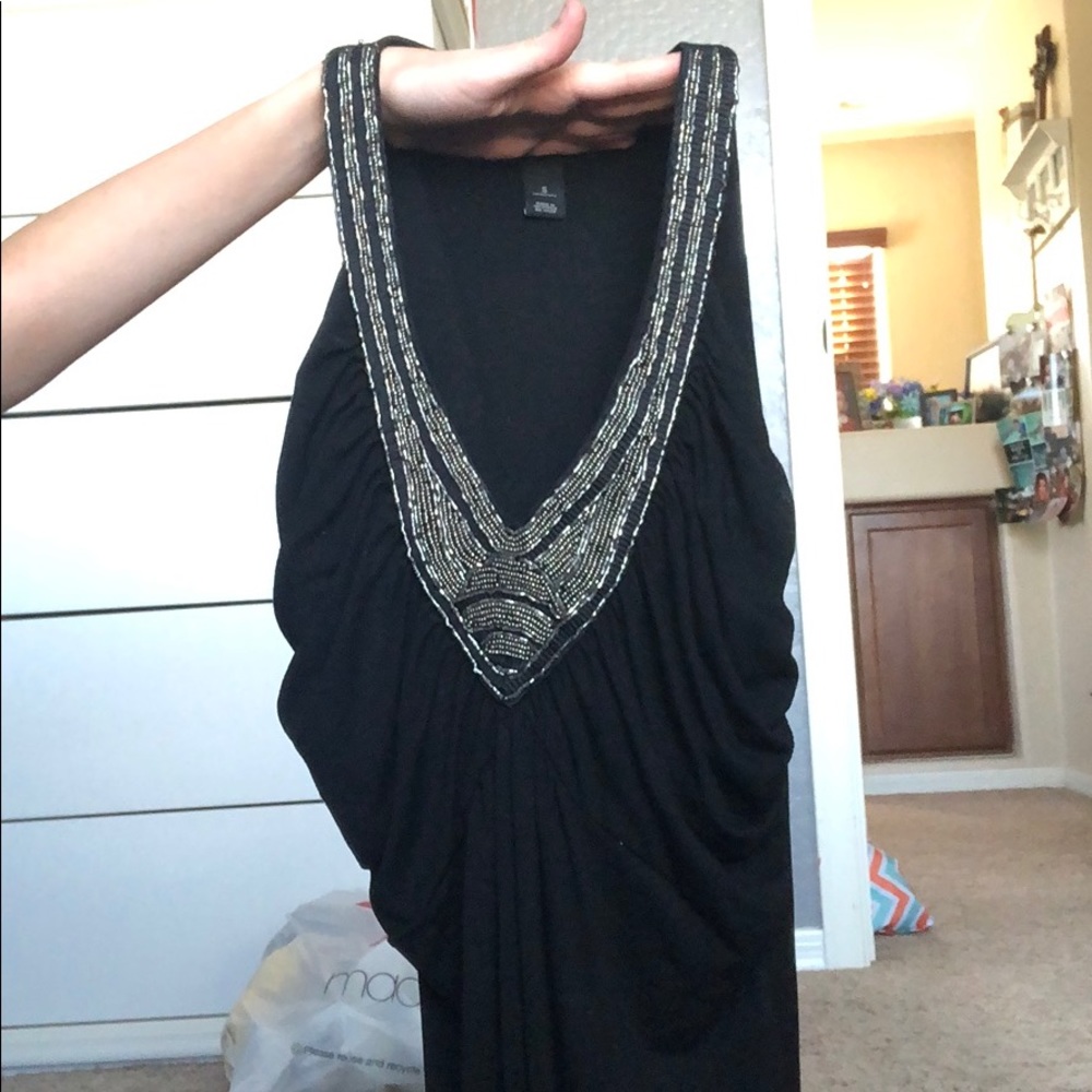 White house Black market black blouse